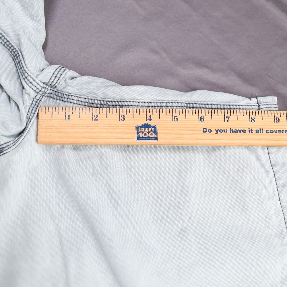 Carhartt Relaxed Fit Shorts Men 36 Grey Cotton Canvas Utility Carpenter Workwear - Picture 9 of 10